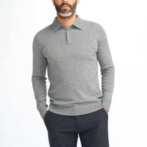 Cavani Boom Grey – Pikétröja för herr