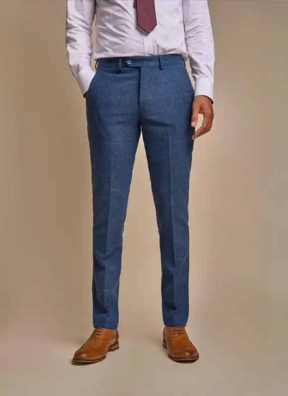 Cavani - Byxor Carnegi Navy Tweed - Bild 2