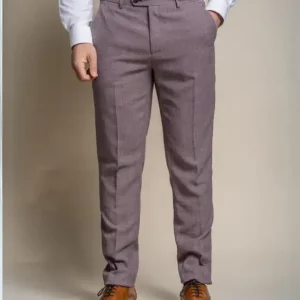Cavani - Byxor Lilac Slim Fit