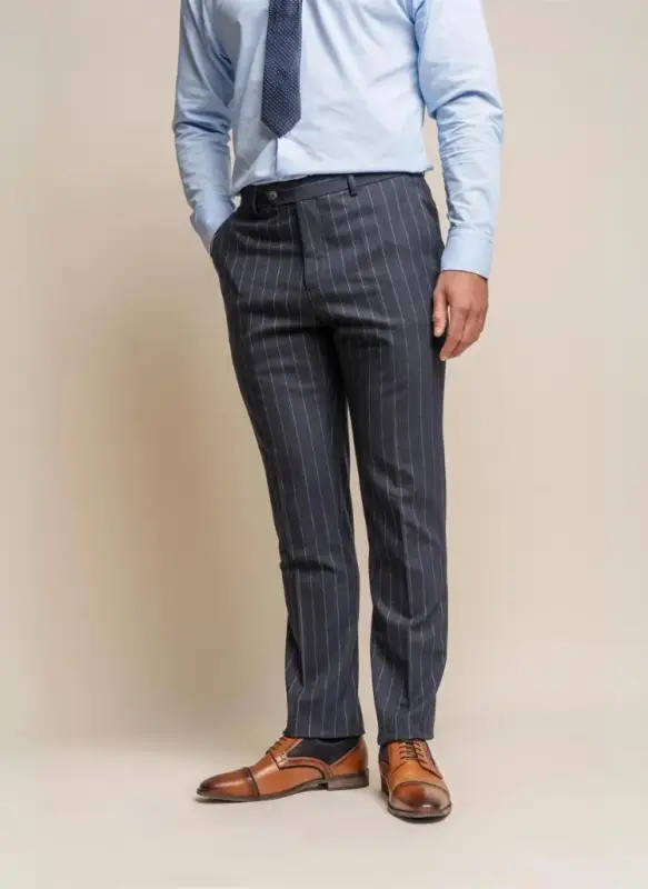 Cavani - Byxor Marinblå Invincible Suit - Bild 2