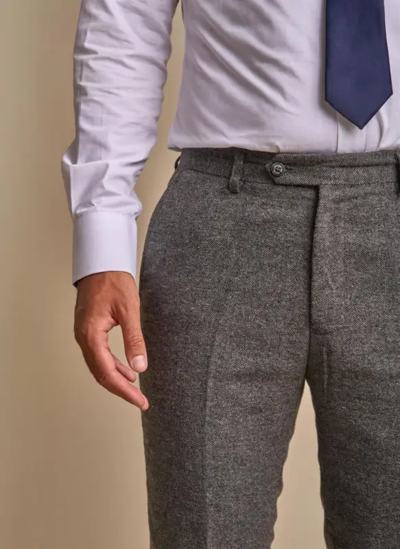 Cavani - Byxor Martez Grå Tweed - Bild 4