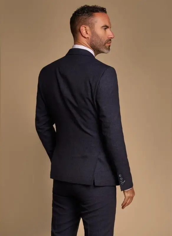 Cavani Caridi - Kavaj Marinblå Dubbelspridd - Bild 3