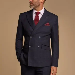 Cavani Caridi - Kavaj Marinblå Dubbelspridd