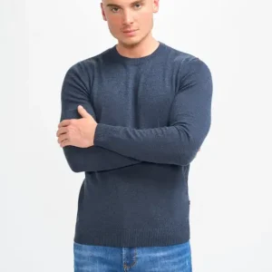 Cavani Connall Mörkblå – Stickad tröja för herr