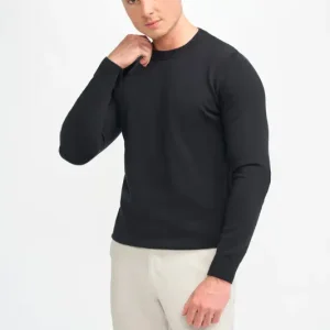 Cavani Connall Svart – Stickad tröja för herr