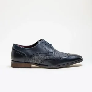 Cavani Faro Tweed Skor - Navy