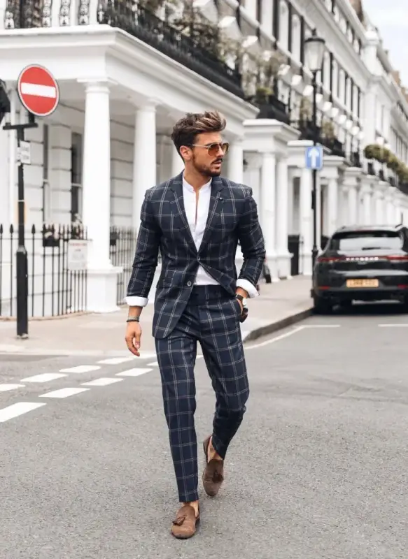 Cavani - Kavaj Hardy Marinblå, Gentlemen - Bild 5