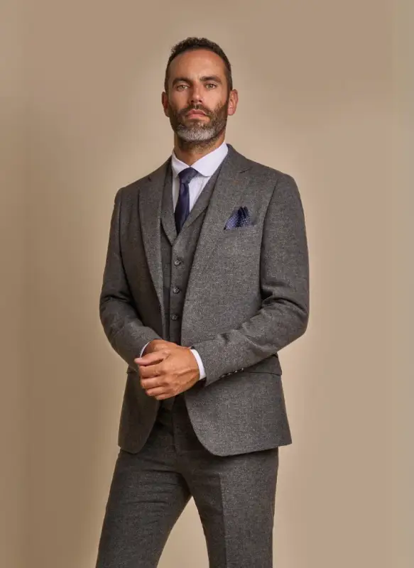 Cavani - Kavaj Martez Grå Tweed - Bild 2