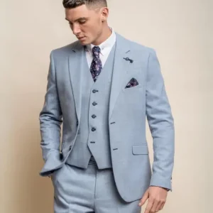 Cavani - Kavaj Miami Himmel Slim Fit