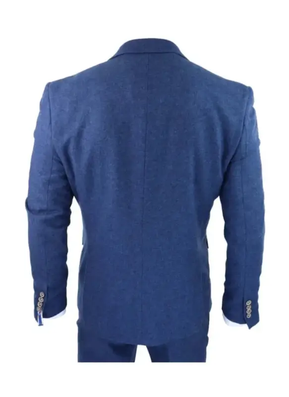 Cavani - Kavaj Tweed Orson Blå - Bild 4