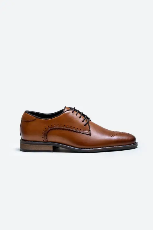 Cavani Madrid Skor Tan - Wingtip Brogue