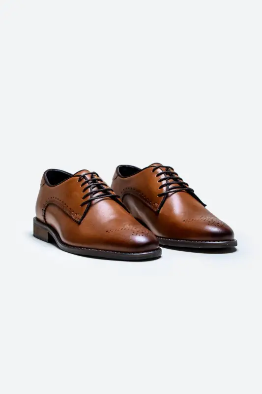 Cavani Madrid Skor Tan - Wingtip Brogue - Bild 3