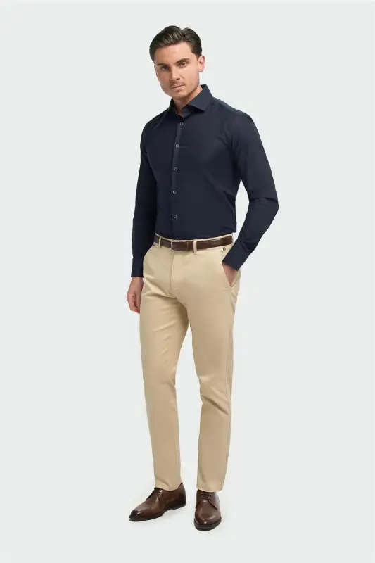 Cavani – Skjorta Barnaby Marinblå - Bild 5