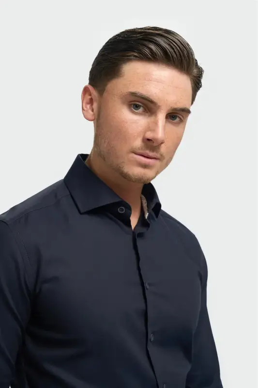 Cavani – Skjorta Barnaby Marinblå - Bild 3