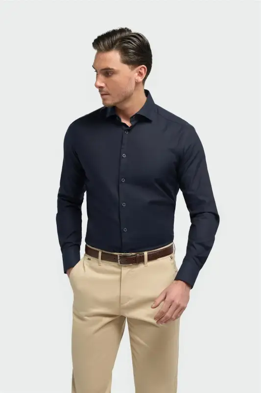 Cavani – Skjorta Barnaby Marinblå