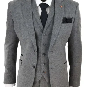 Cavani - Tredelad kostym - Martez Grey Tweed
