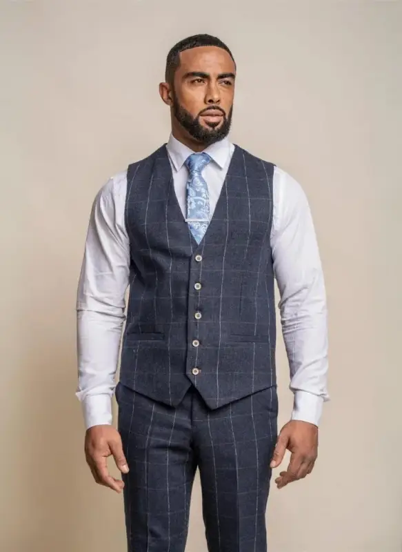 Cavani - Väst Angels Rutig Marinblå - Bild 2