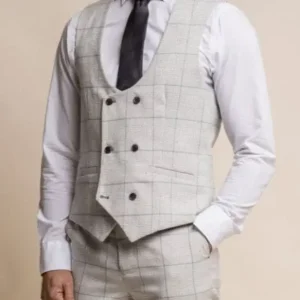 Cavani - Väst Radika Rutig Grå