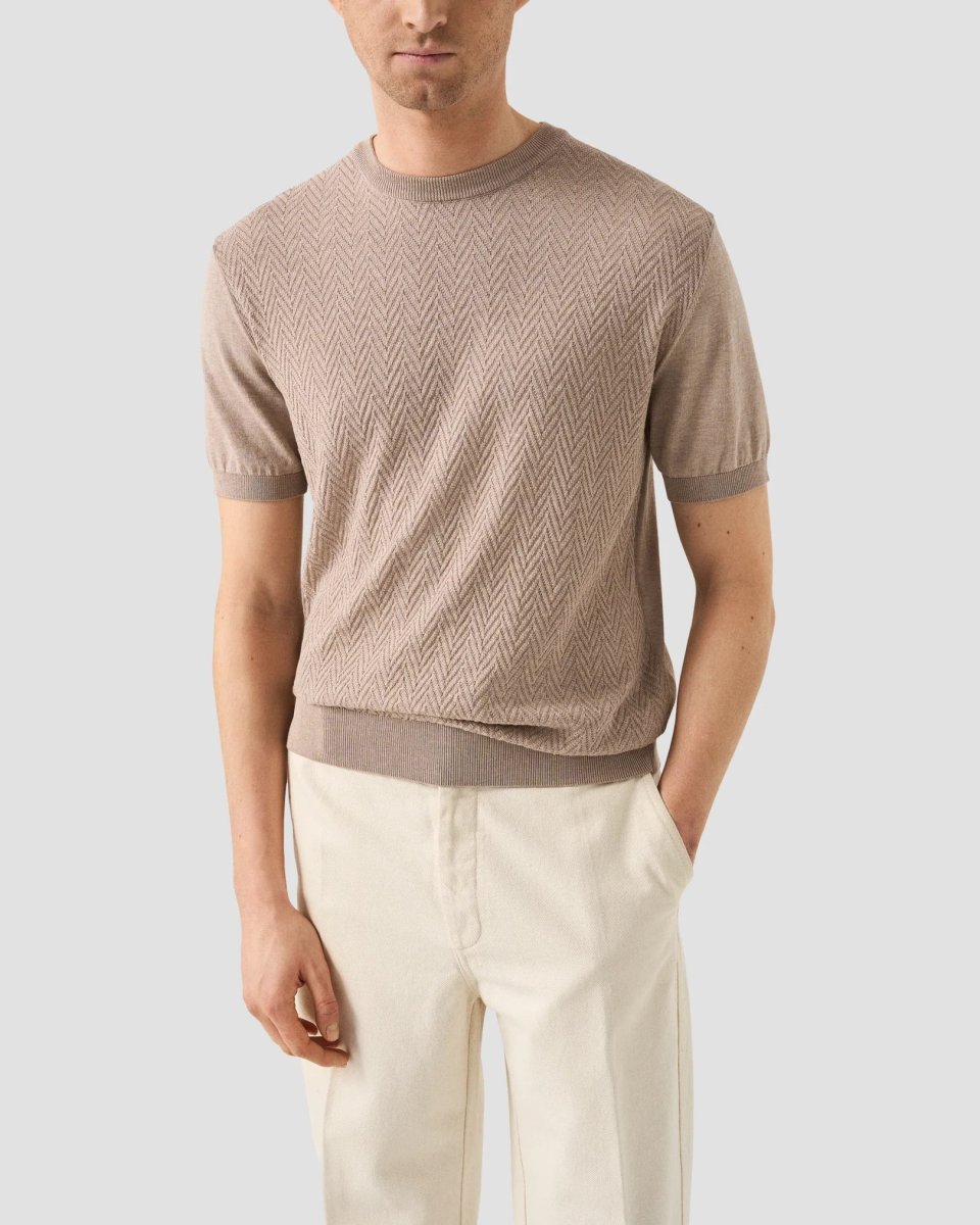 Eton T-shirt Crew Neck Knit - Bild 2