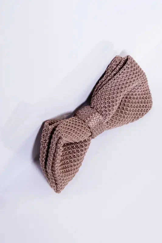 Ek-färgad Tweed Fluga | Marc Darcy - Dubbellager Tyg - Bild 3