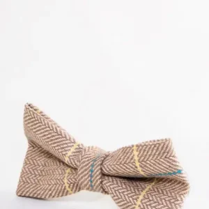 Ek-färgad Tweed Fluga