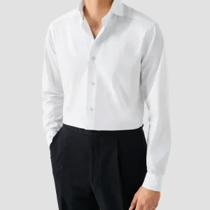 Eton Skjorta End on End Poplin