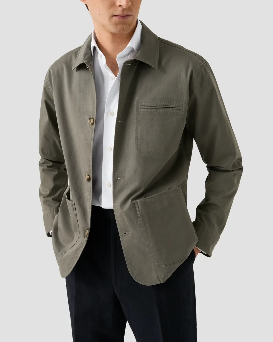 Eton Skjorta End on End Poplin - Bild 3