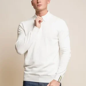 Falcao Ecru – Pullover Herr med Dragkedja – Cavani