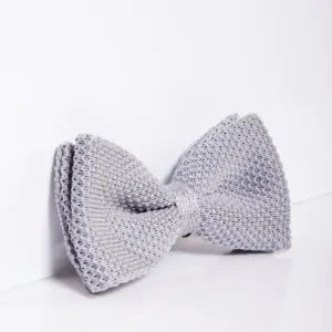 Fluga Silvergrå Stickad | Marc Darcy