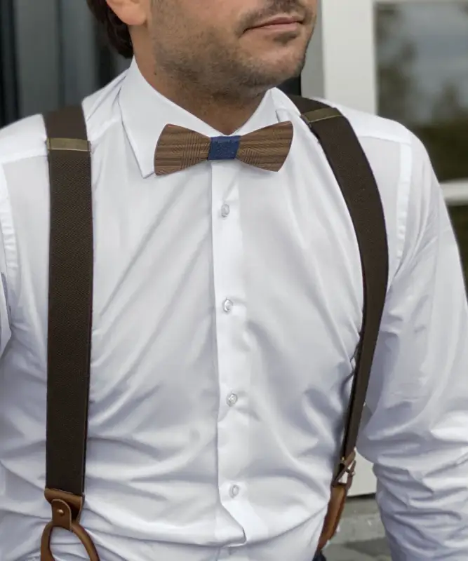 Hängslen Classic Luxe Essential brun - Bild 5