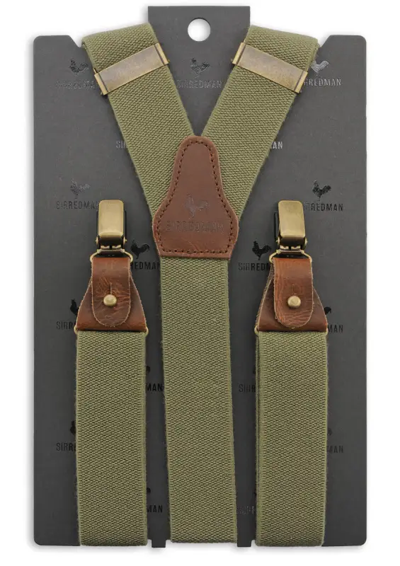 Hängslen Classic Luxe Essential militärgrön - Bild 3