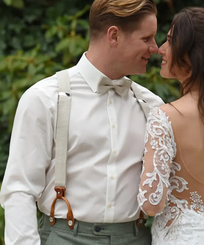 Hängslen Classic Luxe Gracefull Groom sand - Bild 5