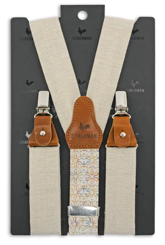 Hängslen Classic Luxe Gracefull Groom sand - Bild 3