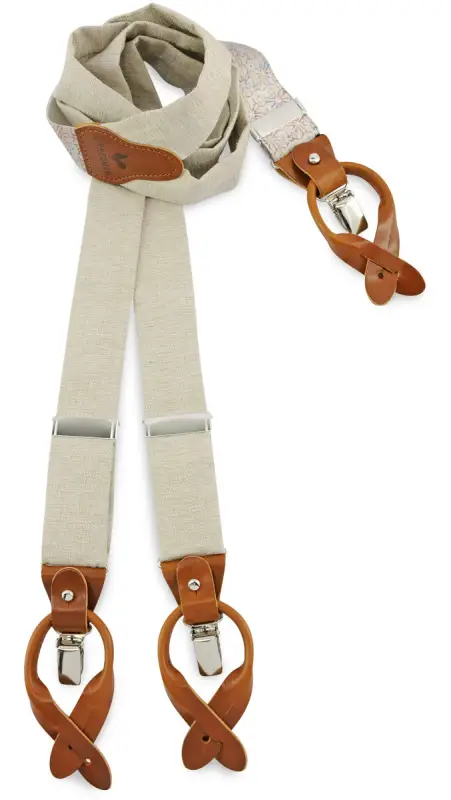 Hängslen Classic Luxe Gracefull Groom sand