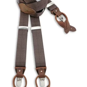 Hängslen Classic Luxe rutig Pied-de-Poule