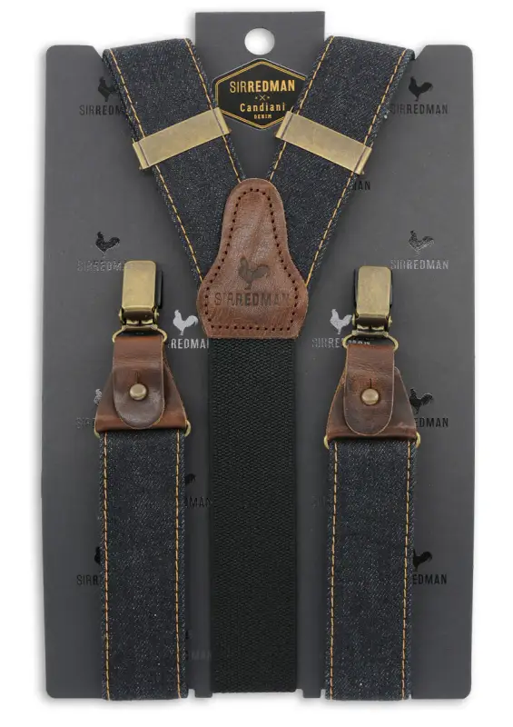 Hängslen Classic Luxe Sturdy Stitch mörk - Bild 3