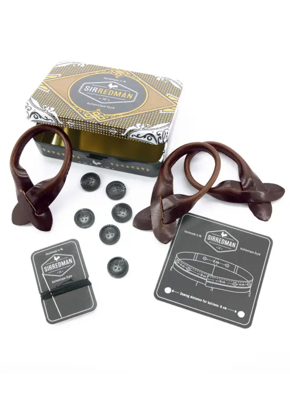 Hängslen Classic Luxe Sturdy Stitch mörk - Bild 5