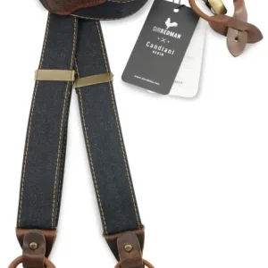 Hängslen Classic Luxe Sturdy Stitch mörk