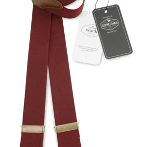 Hängslen Gentleman’s bordeaux resår