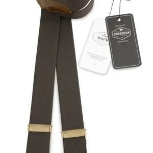 Hängslen Gentleman’s brun resår