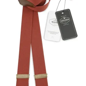 Hängslen Gentleman’s rostfärgad resår