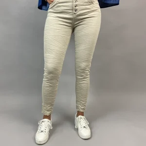 VÅRYRA!  Stretchiga och mjuka jeans från Mixbyheart , beige