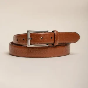 Läder Cavani Bälte ljusbrun