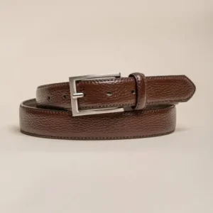 Läder Cavani Bälte mörkbrun