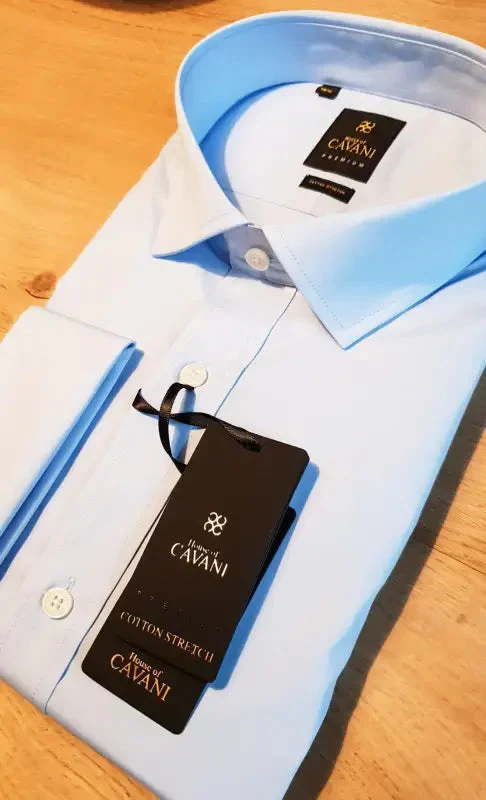 Ljusblå Skjorta med Manschettknappar | Cavani - Bild 8