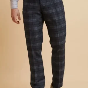 Marc Darcy - Byxor Check Andy Blå