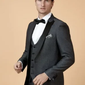 Marc Darcy - Kavaj Charcoal Spencer Grey