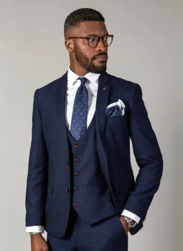 Marc Darcy - Kavaj Edison Marinblå - Bild 2