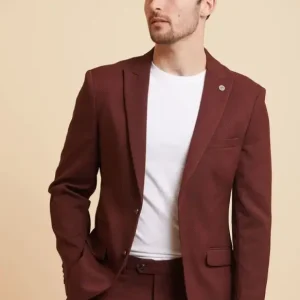 Marc Darcy - Kavaj Max Vinröd