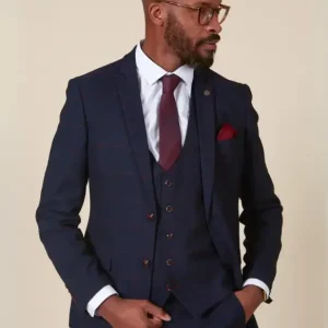 Marc Darcy - Kavaj Navy Blue Edison Redline